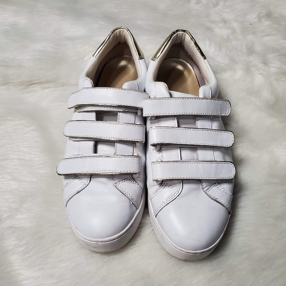 White Vionic Splendid Bobbi 3 Strap Sneakers, 10 - Picture 2 of 7